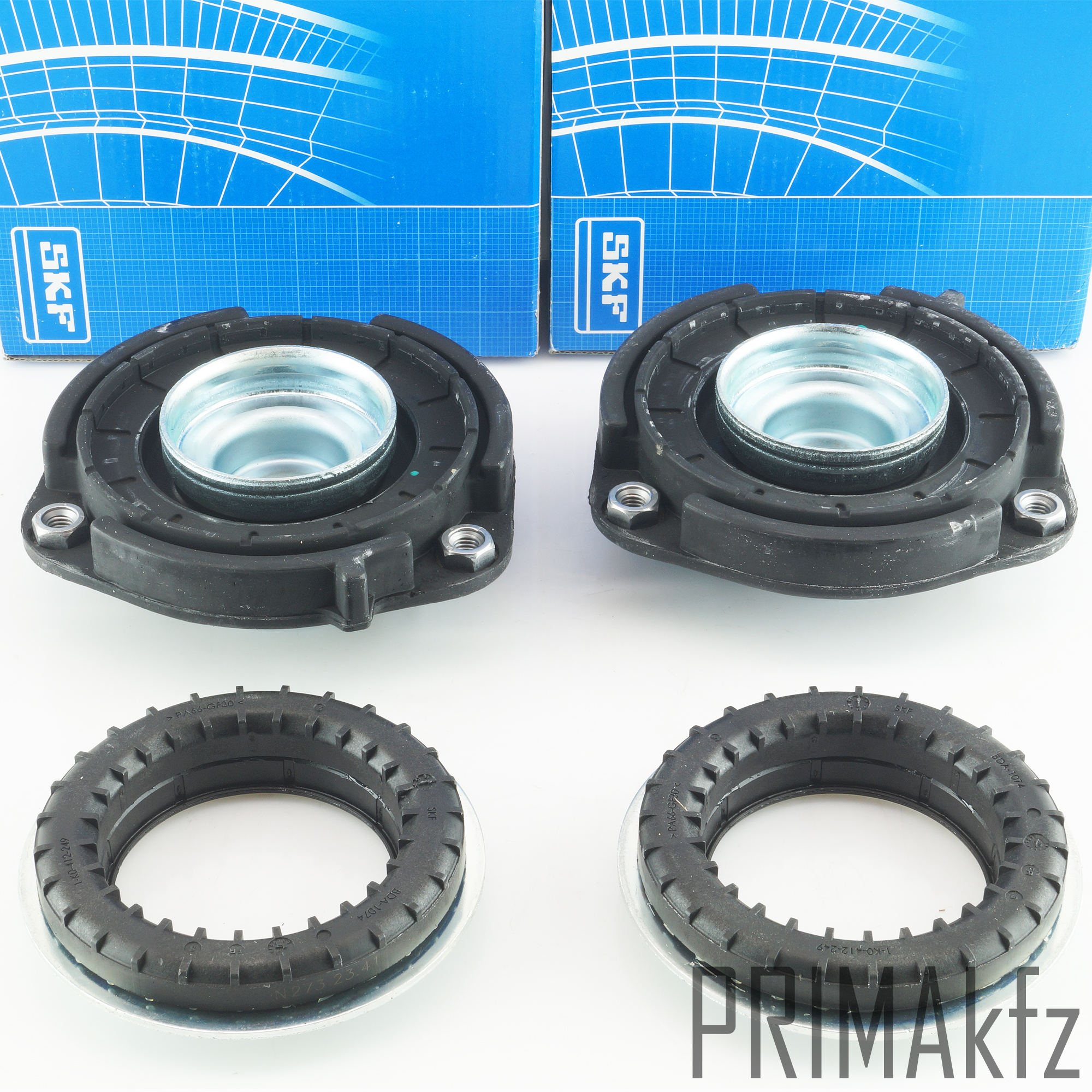 2x SKF VKDA 35122 T Strut Bearing Bearings Front Axle L + R AUDI a3 ...
