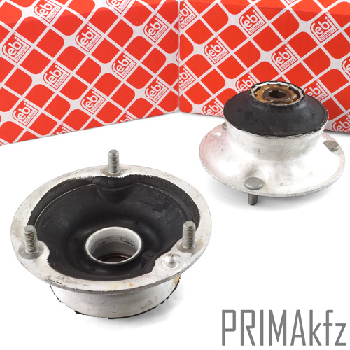 2 FEBI FEDERBEINLAGER DOMLAGER VORNE BMW 1er E81 E82 E87 E88 3er E46 E90 E91