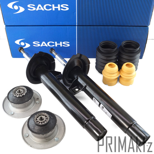 2x SACHS M-Technik Stoßdämpfer Domlager Vorne BMW 3er E46 Staubschutzsatz