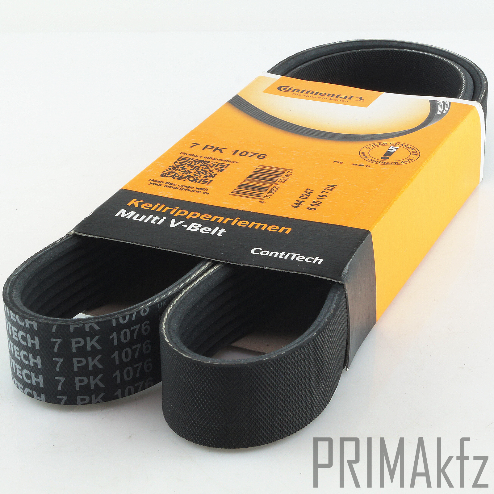 CONTI 7PK1076 Keilrippenriemen + Spannrolle Fiat Ducato 2.3 JTD 110 120 ...