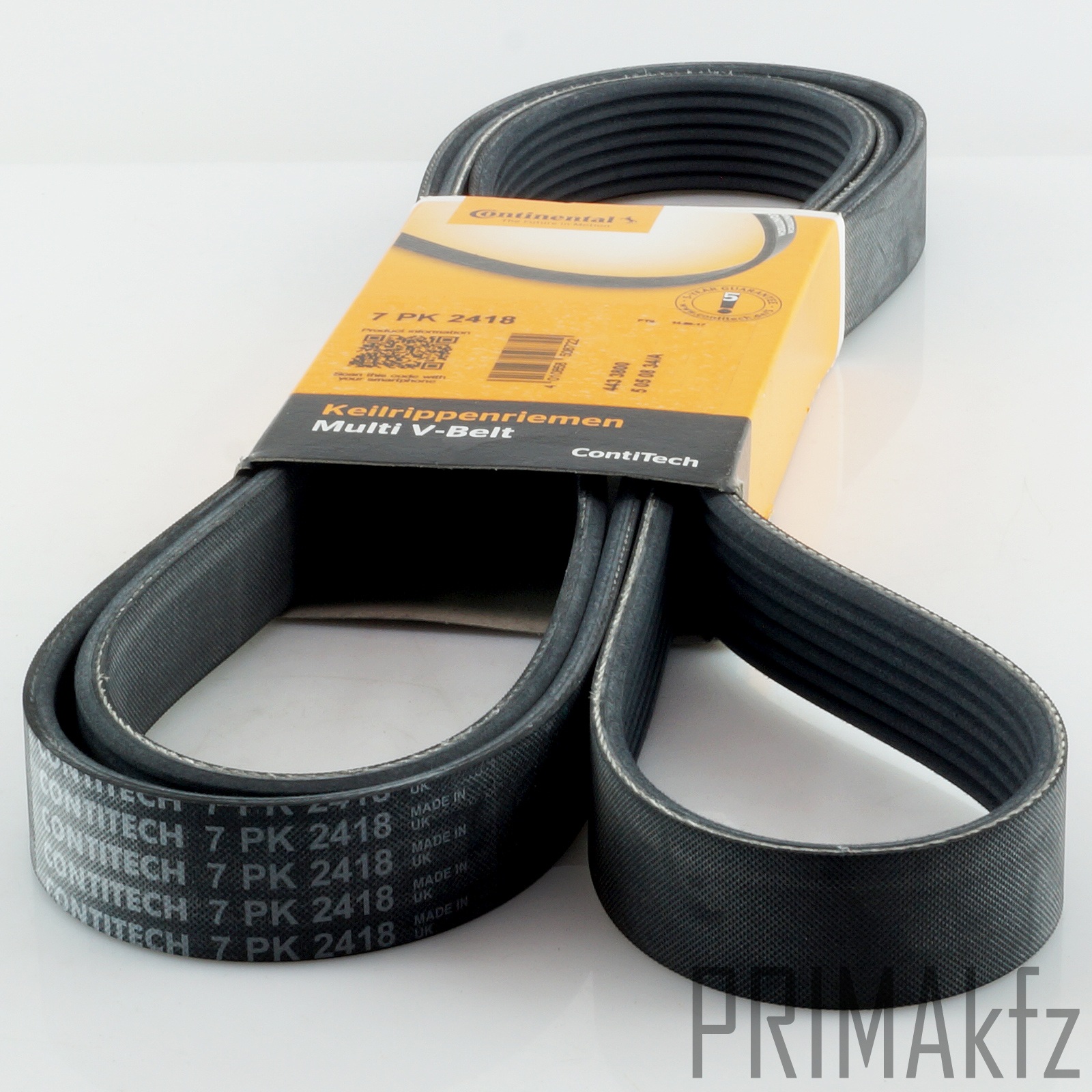 Conti 7pk2418 V-Ribbed Belt + Tensioner Pulley Mercedes w203 w204 s203 ...