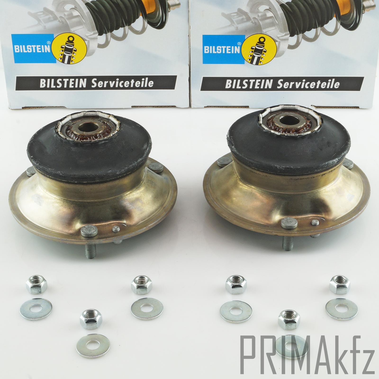 2x BILSTEIN Shock Absorbers 2x BILSTEIN Strut Mount + Boot BMW 5 Series