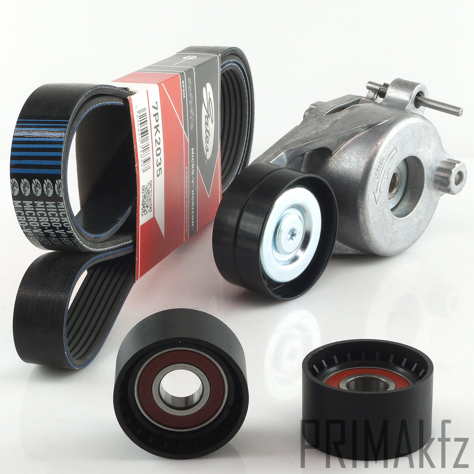 Para Mercedes Benz CLS 320 350 C219 C218 X218 correa acanalada v Polea Tensora