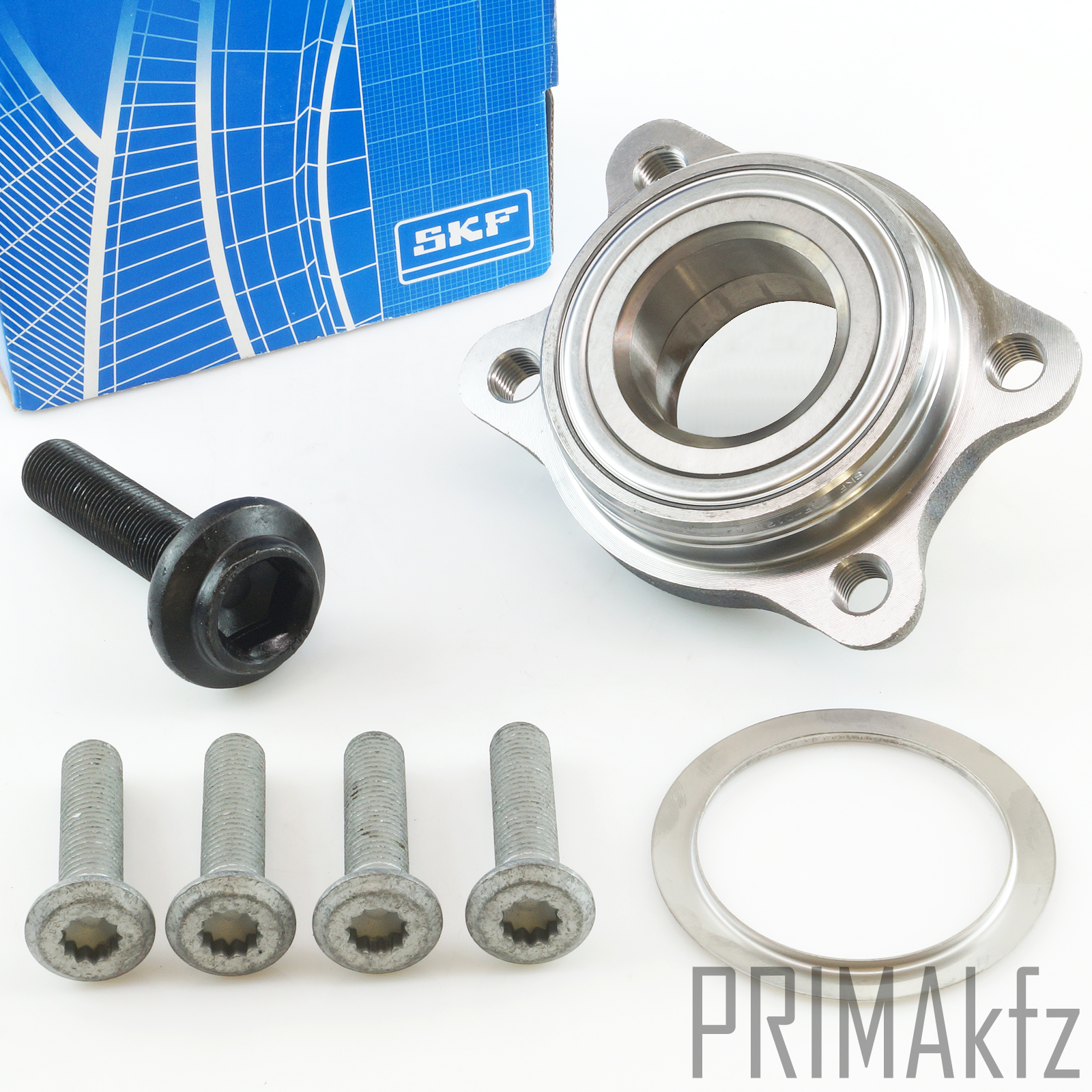 MEYLE 100 650 0014 Hub + SKF VKBA 3536 Front Wheel Bearing Audi a4 b6 ...