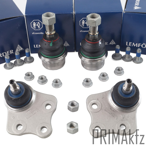 4x Lemförder Ball Joint Lower Upper Front Mercedes CLS C219 EClass